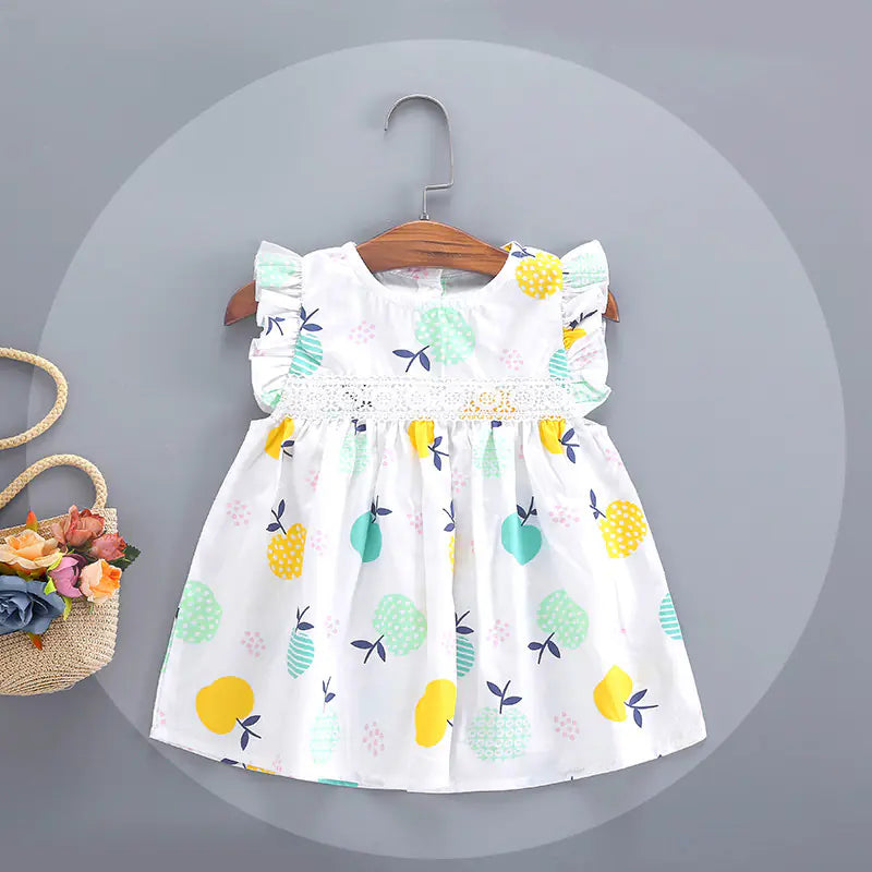 Vestido de Bebé con Estampado de Piña
